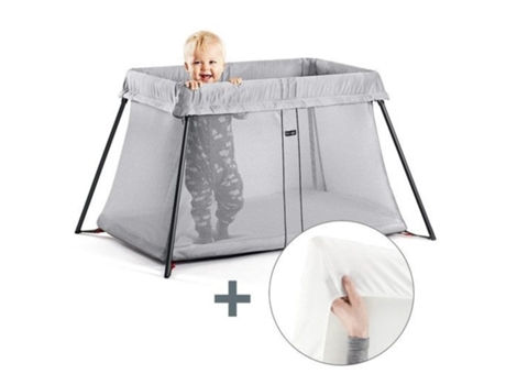 Paquete de Luz para Cuna de Viaje BABYBJÖRN Plata BABYBJÖRN Funda de Colchón