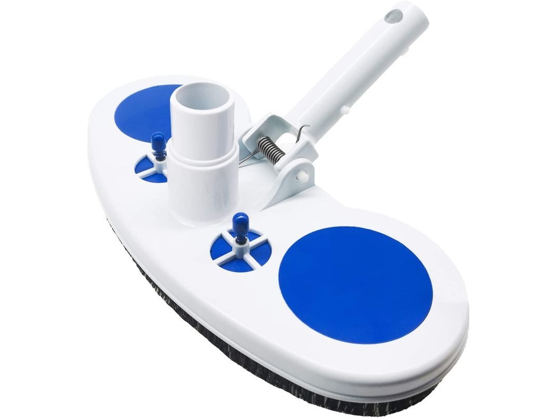 Cabezal De Aspiración Para Piscinas Interiores Y Exteriores, Equipo De Limpieza Manual Con Contrapeso Y Cepillos De Nailon.