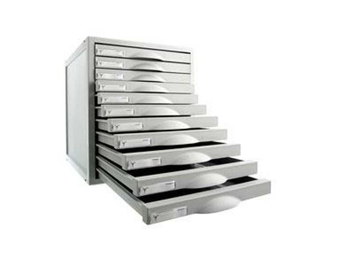 Archivador Modular Archivo 2000 ArchiSystem 11 Cajones Gris (35,6 x 31,6 x 36,2 cm)