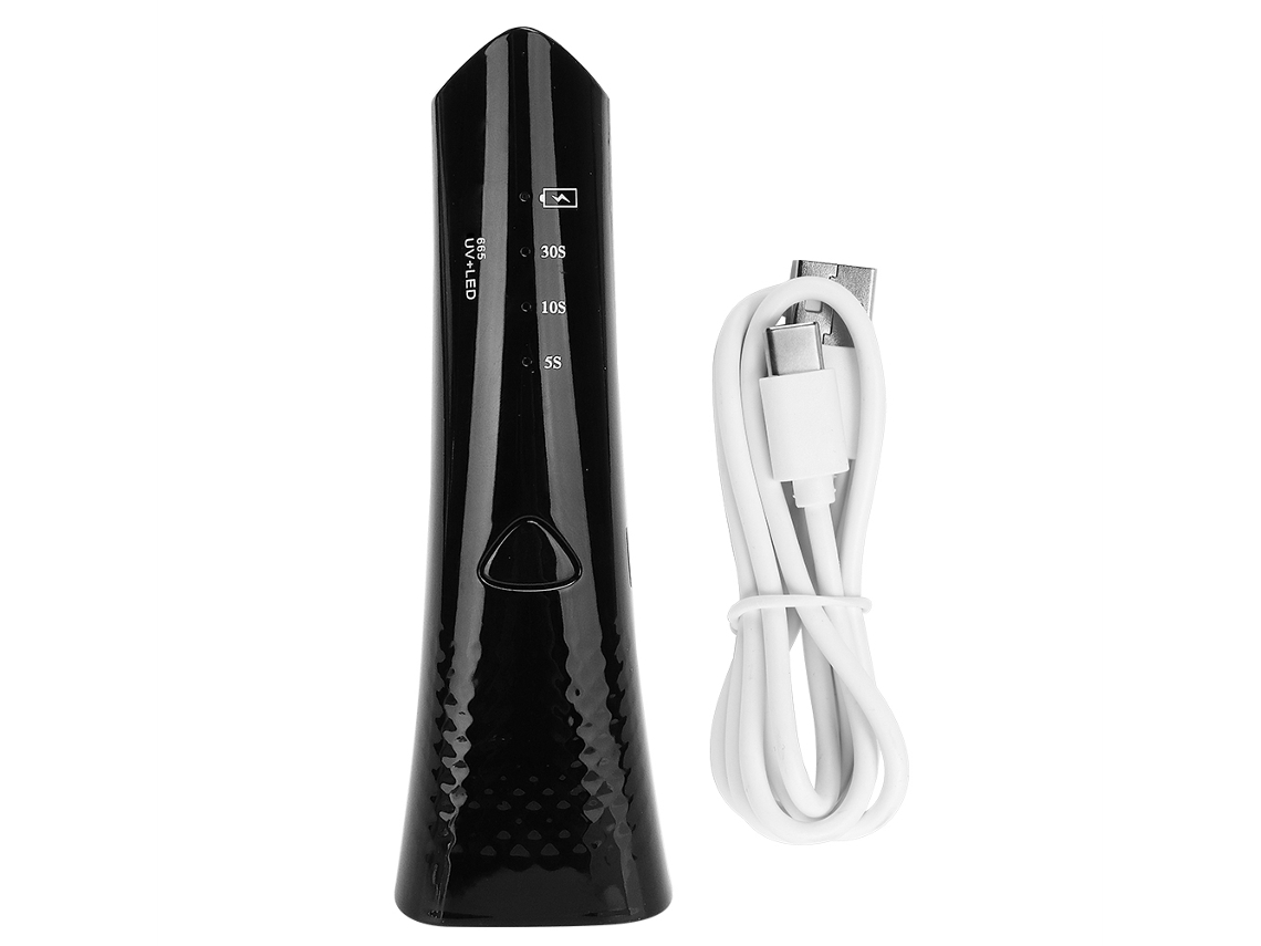 Lámpara secadora de uñas USB portátil Kkml para esmalte de uñas UV, máquina de curado multifuncional y detector de billetes falsos.