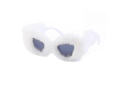 2026-gafas De Sol Mujer De Pelo Suave Con Diseño De Ojos De Gato Y Protección Uv400 Para Fiesta Y Uso Diario