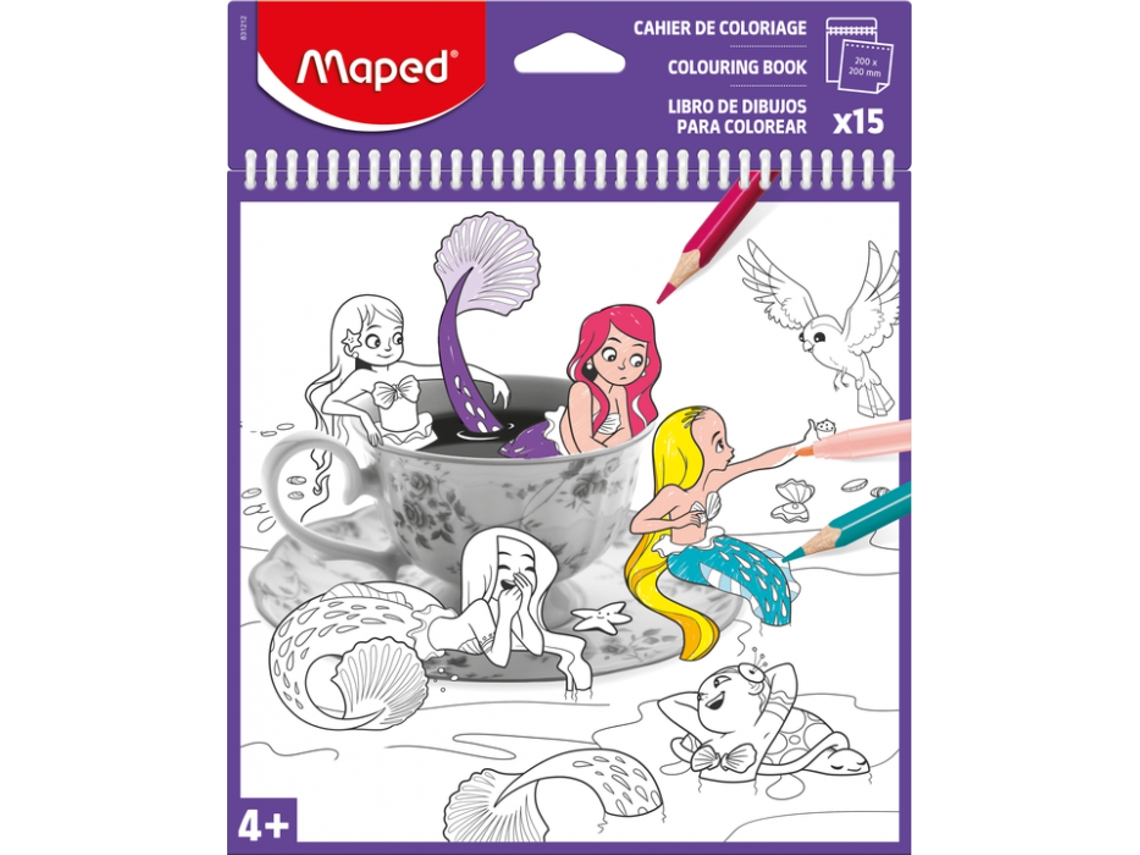 Bloc para colorear con 15 páginas para arrancar Maped