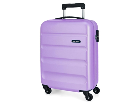 MALETA DE CABINA ROLL ROAD FLEX RÍGIDA 55CM MALVA