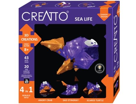 Puzzle KOSMOS Creatto Sea Life Puzle 3D 43 pieza(s) Animales
