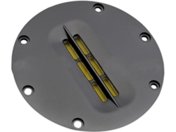 Juego De 2 Tweeters De Cinta De Aluminio, 10,2 Cm, 8 Ohmios, 30 W, Frecuencia Para Cine En Casa, Color Negro.