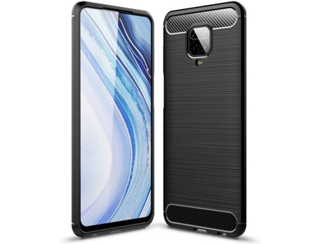 Carcasa + Protector Xiaomi Redmi Note 9 Pro»Max»9S HFS-HOUSE Carbone Negro