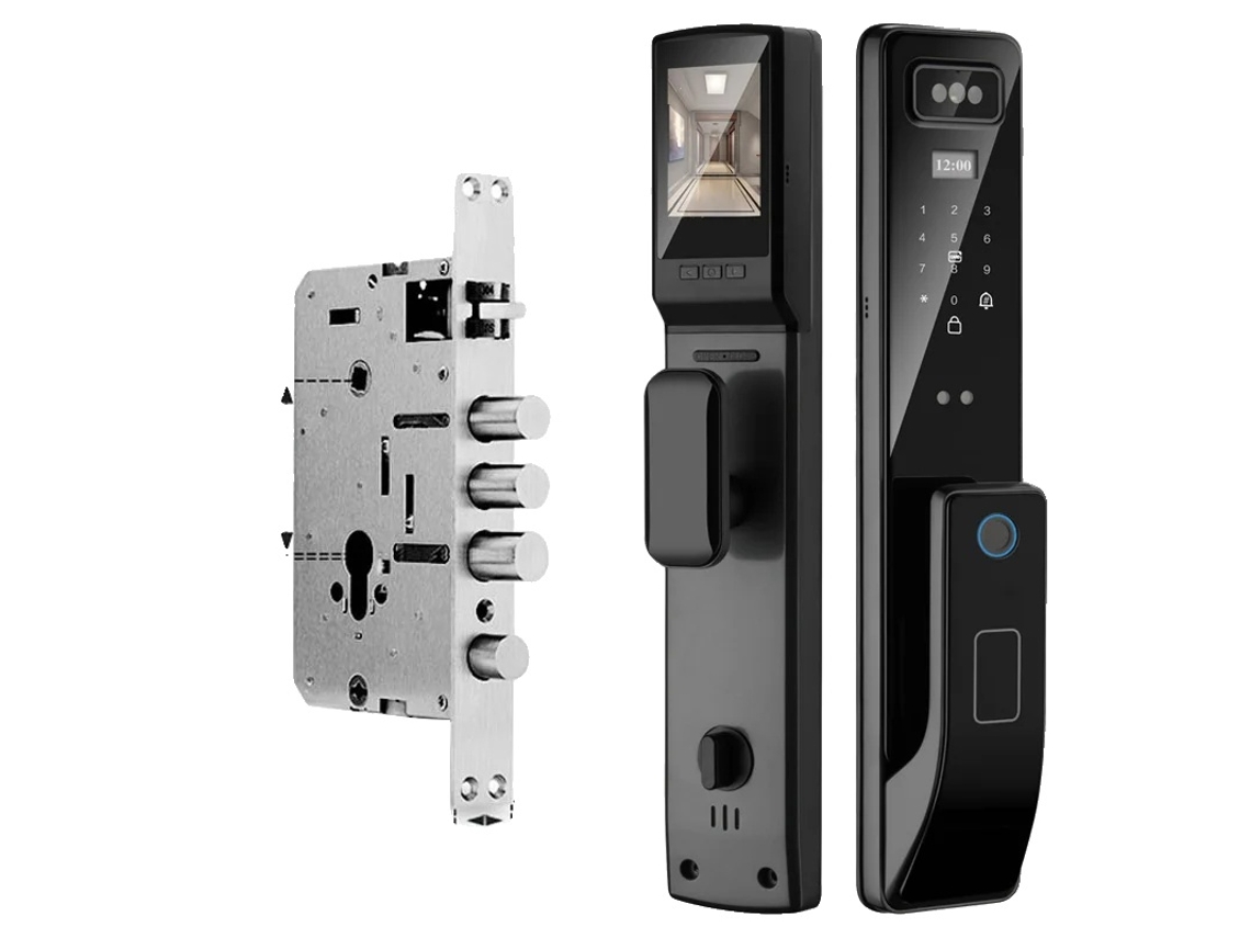 Cerradura digital XSDTS, 6 métodos de desbloqueo, aleación con muescas, 3DR DF11 gris 6068 R OEM