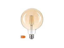 Bombilla LED globo G125 vintage, 7 W, E27, 2500 K, GSC