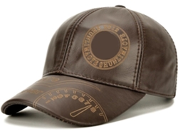 Gorra De Béisbol De Cuero Genuino De Vaca Para Hombre, Gorra Informal, Otoño-invierno, Protectora.