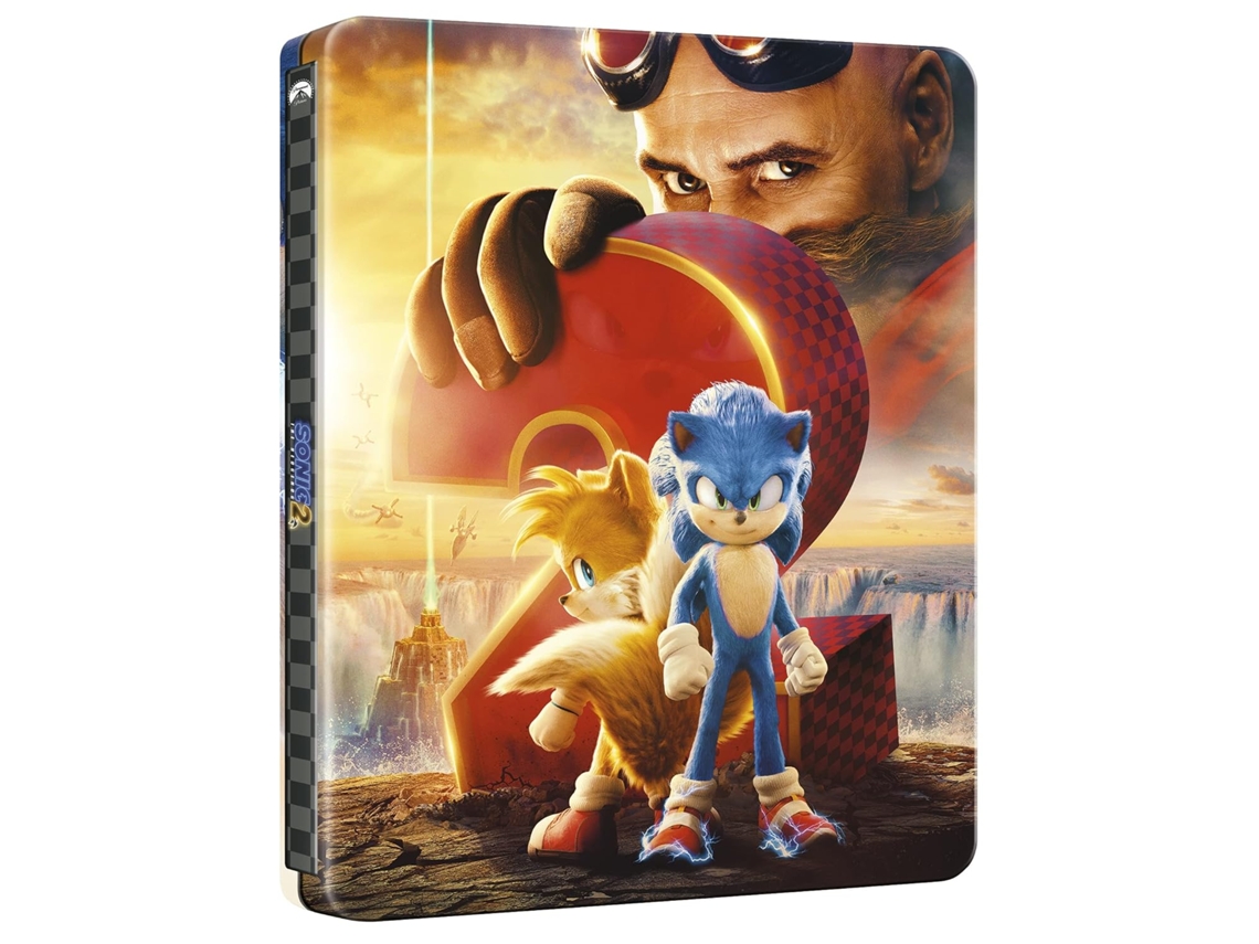 Blu Ray Sonic The Hedgehog 2 Steelbook 4K Ultra Hd - Sonic 2 La Película