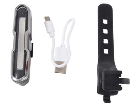 Luz trasera de bicicleta Luz de bicicleta ultrabrillante Usb recargable Led Luz trasera de bicicleta 5 faros C-Modo de luz negra ENZONS