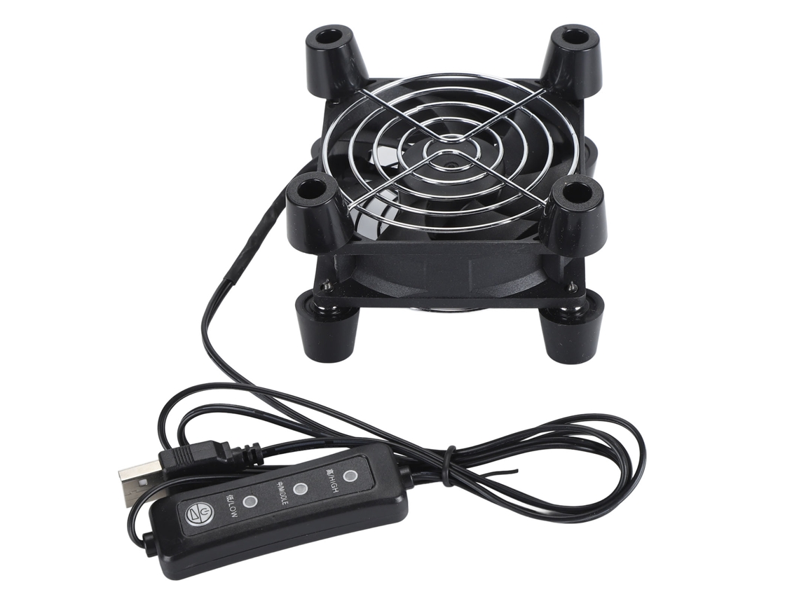 80mm 3 Velocidades 5v Usb Ventilador De Enfriamiento Silencioso De Motor Sin Escobillas Para Gabinete De Pc, Xbox, Router Y Dvr