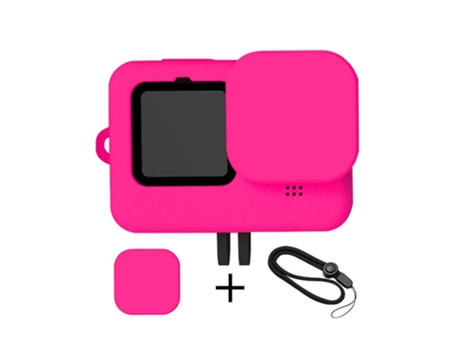 Carcasa para Go Pro Hero 9 Black Silicona Liquida Rosa