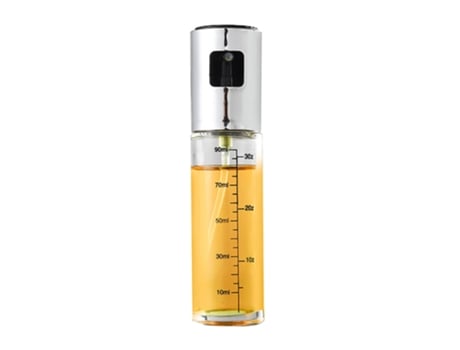 Dispensador de pulverizador de aceite para cocinar vidrio de calidad alimentaria pulverizador de aceite de oliva vinagre transparente botella estil...