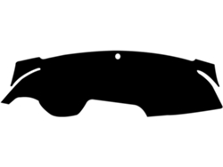 Alfombrilla Protectora De Cuero Microfibra Para El Salpicadero Del Hyundai Elantra 2021-2024 (rood) -