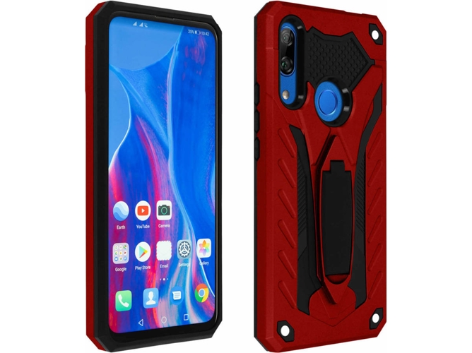 Carcasa Huawei P Smart Z, Honor 9X AVIZAR Híbrido Rojo