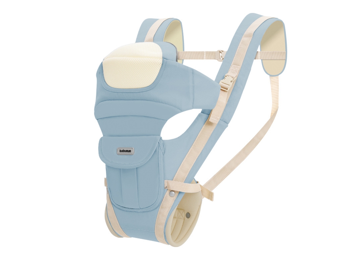 Portabebés Multifuncional Cómodo Y Transpirable Apto Para Bebés De 0 A 24 Meses Color Azul Czhhmart