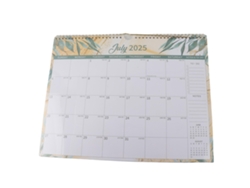Calendario Mural 2025 De 12 Meses Con Bloques De Escritura Grandes Ideal Para Planificar Tareas Y Agenda Pastoral 37x28,7cm