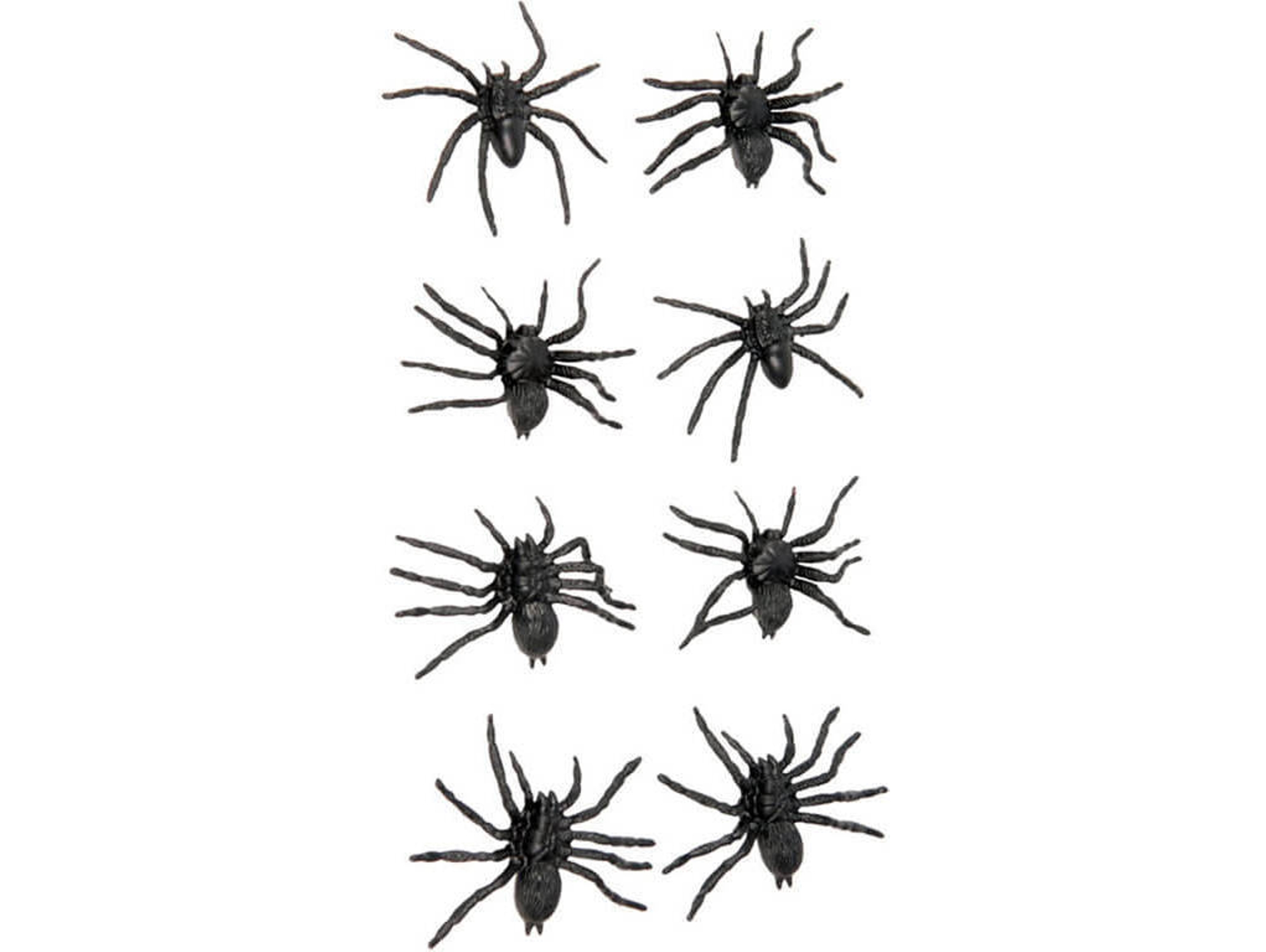 Decoraciones de Halloween DISFRAZZES Arañas (8 Un - 6 cm)