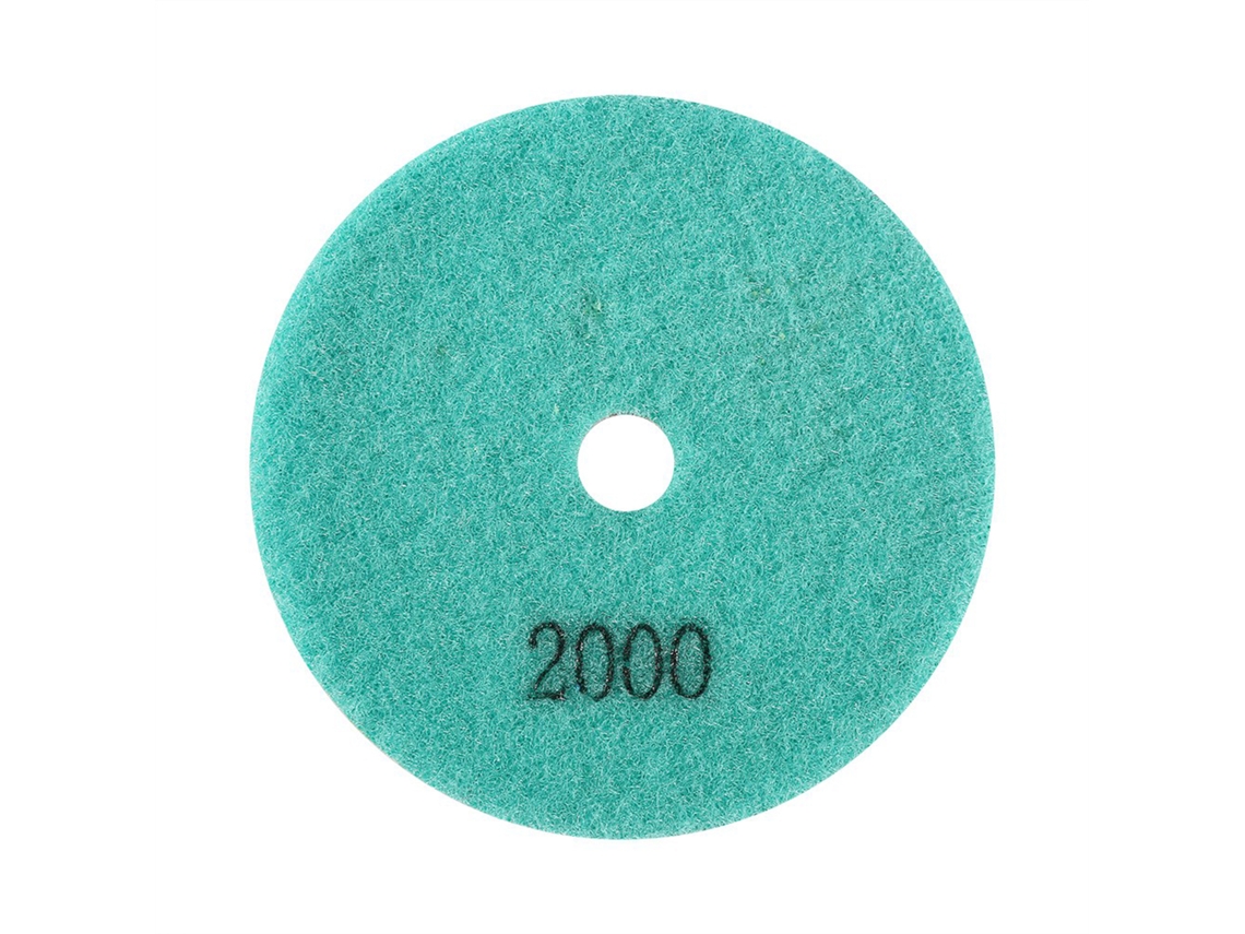 Disco De Pulido De Diamante Húmedo De 100 Mm (4") Para Granito Y Mármol (grano 2000)