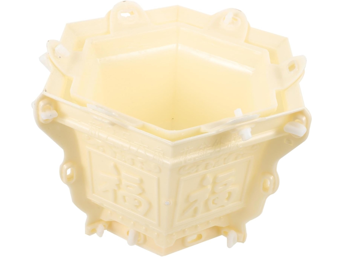 Té, molde de plástico para kit de bonsái DIY, moldes de cemento para kits de flores de estilo europeo