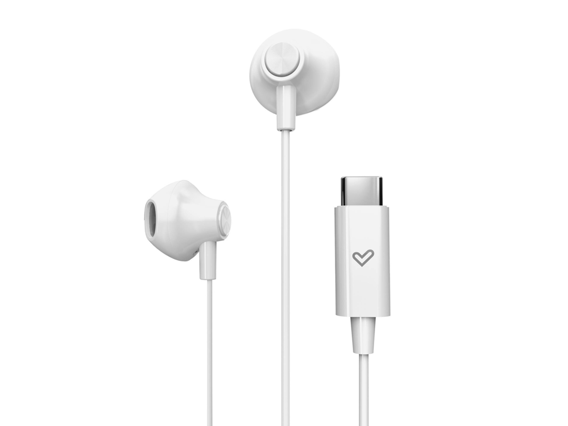 Auriculares ENERGY SISTEM EasyPods Type C Snow (USB)