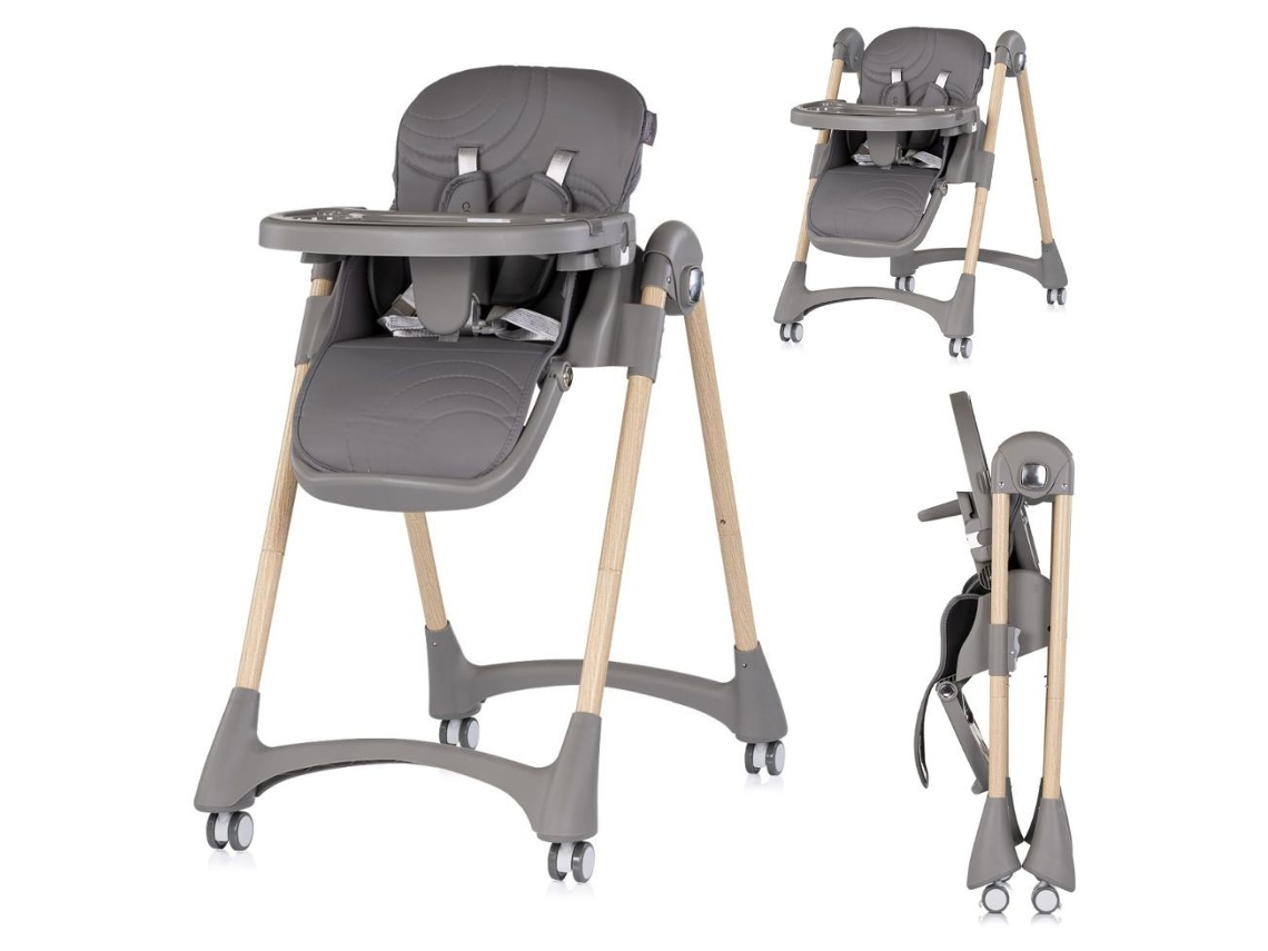 Trona Plegable Candy Shop De Chipolino, Hasta 15 Kg - Charcoal