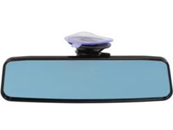 Espejo Retrovisor Interior De Plástico Gran Angular Para Coche Con Soporte De Ventosa, Fácil Instalación.