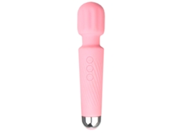 Vibrador Portátil 20 Modos Vibración Fuerte Masajeador Silencioso Rosa Czhhmart