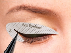 Plantillas para delineador/sombra de ojos, 4 hojas