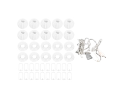 2026-cordón De Linternas Led 20 Luzes Cálidas 3v 9.8ft Nylon Colgante Para Dormitorio Fiesta Festivales Decoración