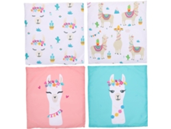 Juego De 4 Cojines Decorativos, Funda De Almohada De Diseño Para Sofá
