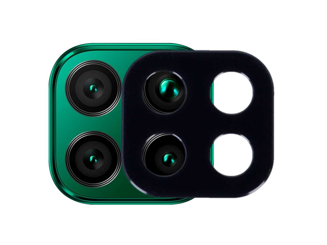 Protector Cámara Metalizado Negro Para Huawei P40 Lite