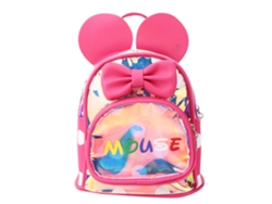 Ats-mochila Escolar Para Niños Primaria Con Diseño Cartoon, Mochilita Linda Para Niños Pequeños, Color Rojo Rosa