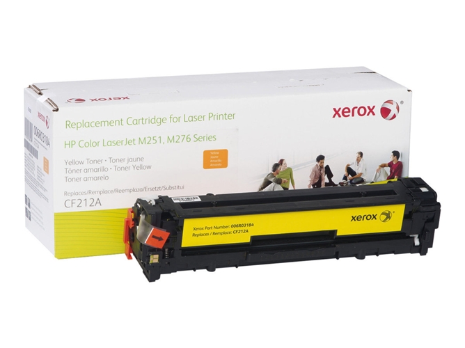 Tóner XEROX equivalente a HP CF212A Amarillo