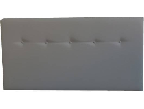 Cabecero DECORQUALITY Alaska (Gris - Polipiel - 105 x 70 cm)