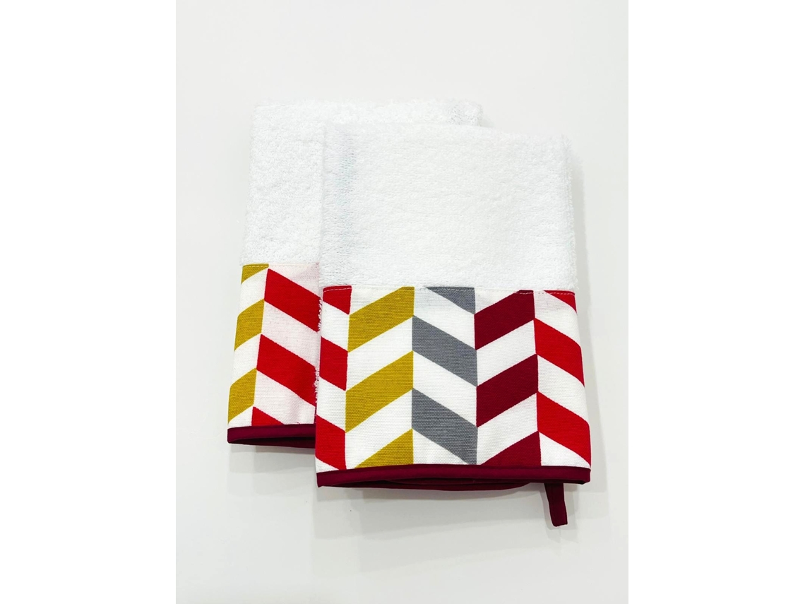 Juego 2 Paños De Cocina ILMH BY I LOVE MY HOME 50x50cm - Estampado Espiga