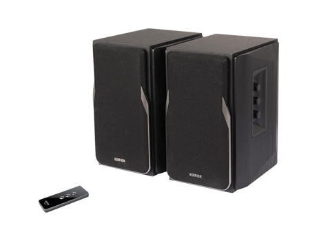 EDIFIER R1380T Altavoces de estudio de estantería activa negros Control remoto por infrarrojos