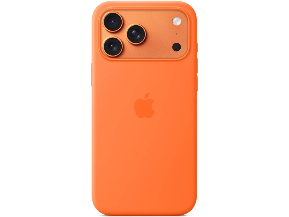 Funda APPLE iPhone 17 Pro Max Silicona con Magsafe (Naranja)