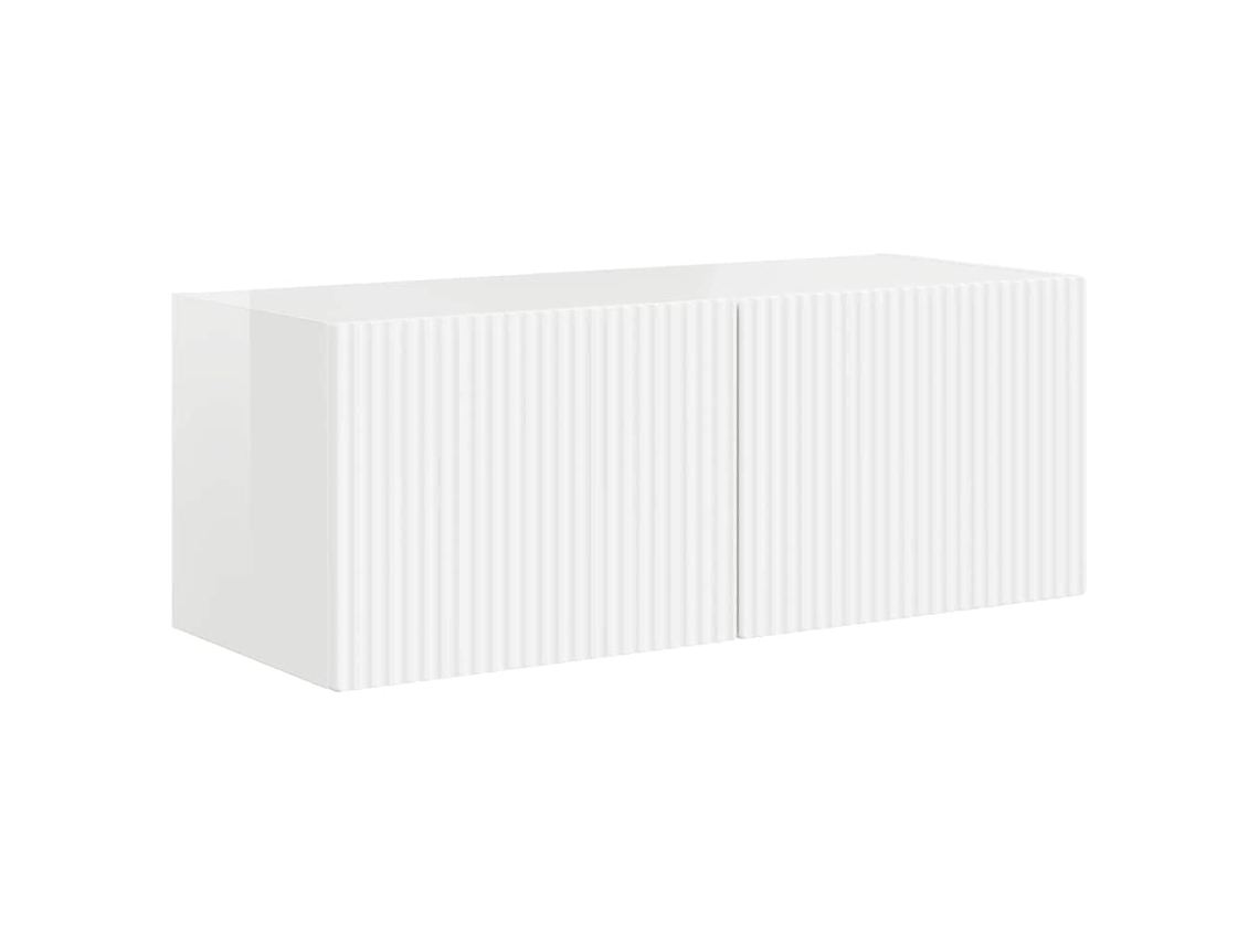 Maison Exclusive - Mueble De Tv Montado En La Pared Brillante 60 X 31 X 29.5 Cm