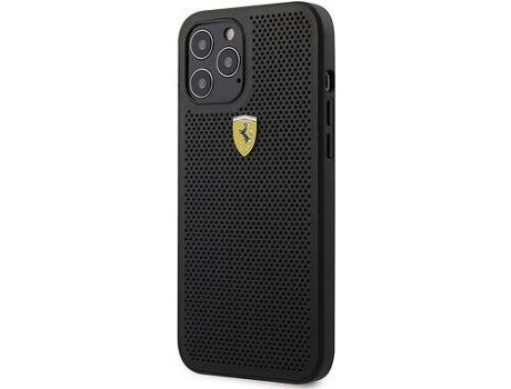 Funda iPhone 12 Pro Max LMOBILE Original Ferrari Negro