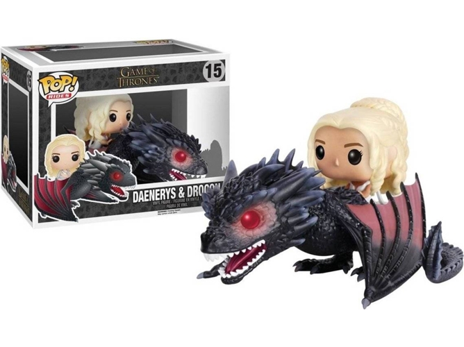 Figura Vinilo FUNKO POP! Game of Thrones: Drogon y Daenerys