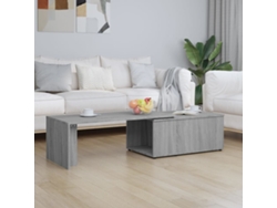 Mesa de Centro Apoyo 150X50X35 Cm Derivados de Madera Gris Sonoma