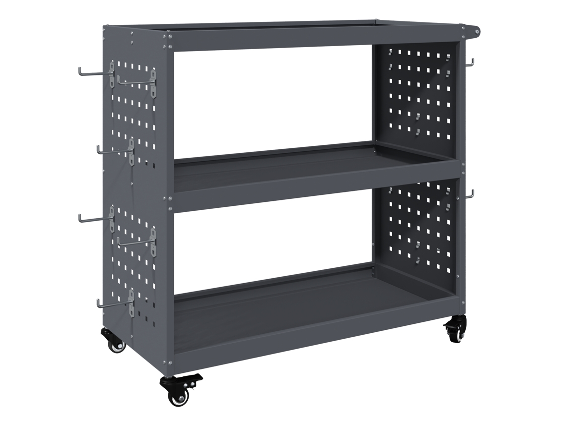 Armarios para herramientas Vidaxl de acero antracita (75 x 35 x 73 cm)