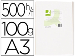 Papel Fotocopia Ultra Blanco Q Connect Din A3 100 Gramos 500 Hojas