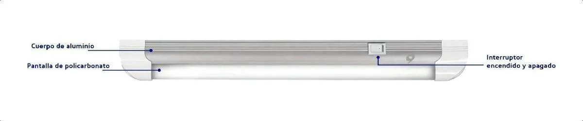 Luminária De Gabinete 11 W, 72 Leds Voltech 47325 Estrutura Brancavayotoy