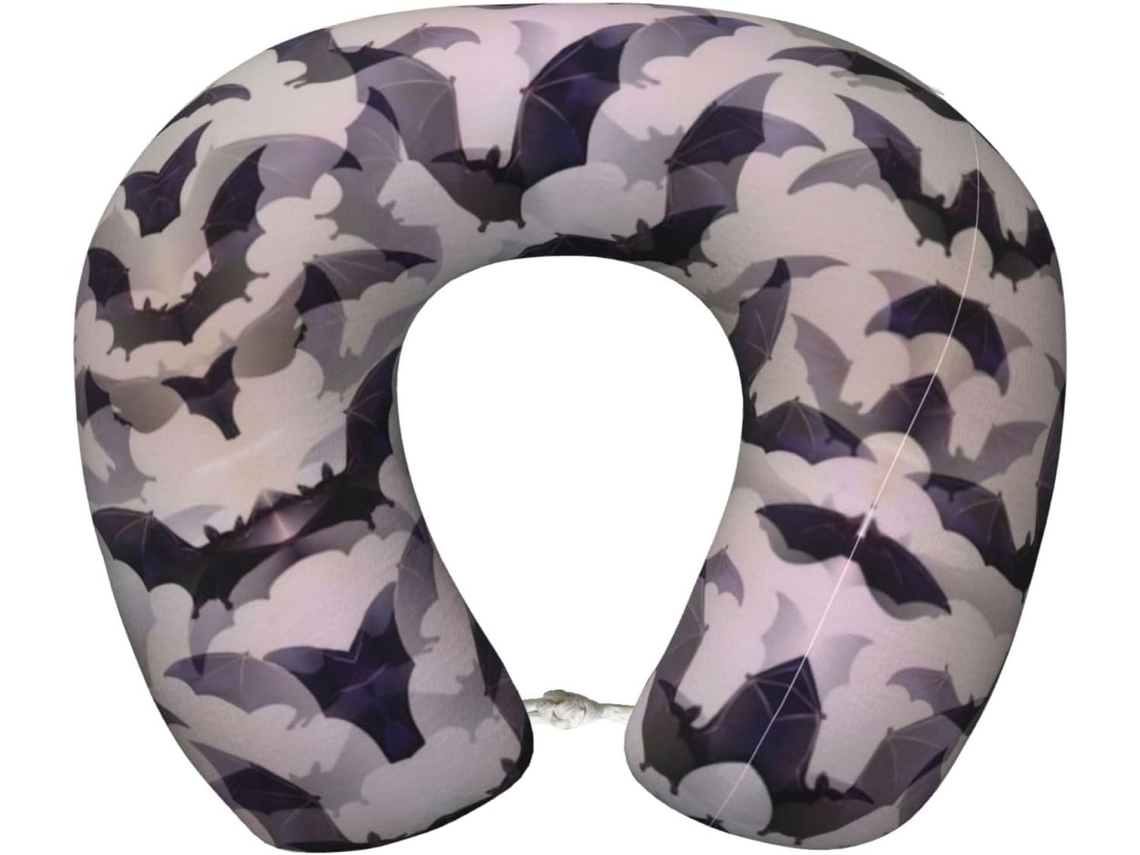 Almohada Viaje Espuma Viscoelástica Poliéster, Soporte Relajación, Fácil Viajes