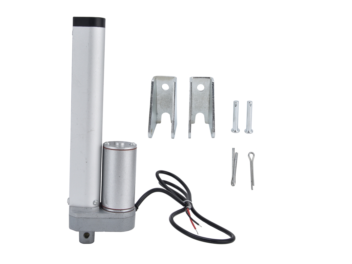 Kit De Actuador Lineal Para Motor Eléctrico, Soporte De Aluminio, 150 Mm, 750 N, 12 V Cc