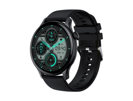 Smartwatch CHRONUS Fitness Tracker Pantalla de reloj personalizada Negro