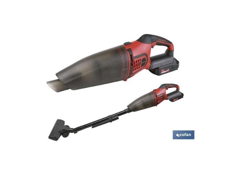 Aspirador a bateria li-ion 18v con brazo articulado